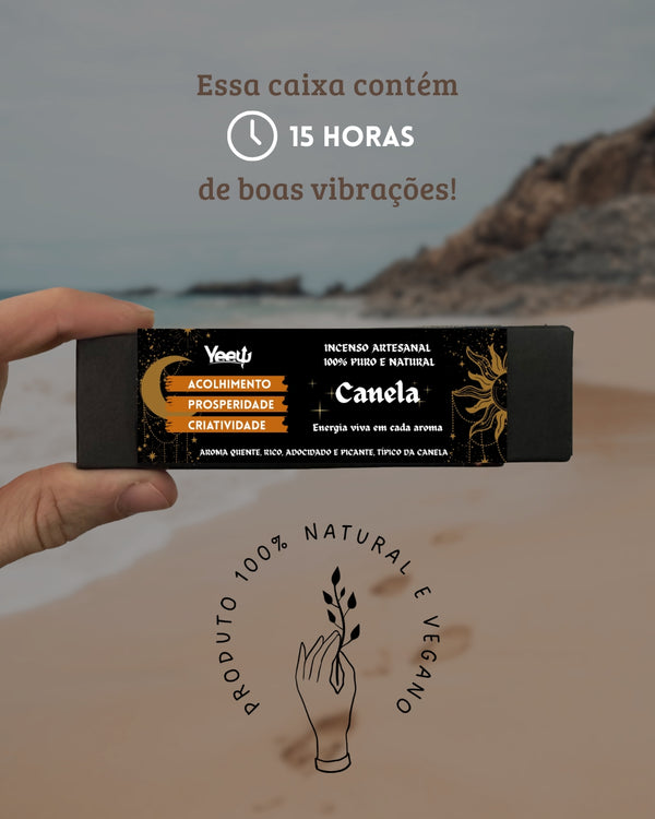 Incenso Yeew Canela - 100% Natural e Artesanal