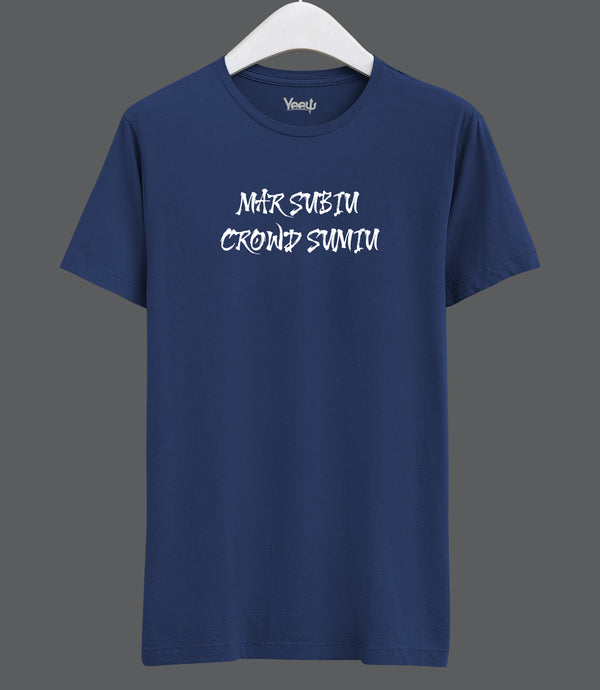 Camiseta Surf Yeew "Mar Subiu, Crowd Sumiu"