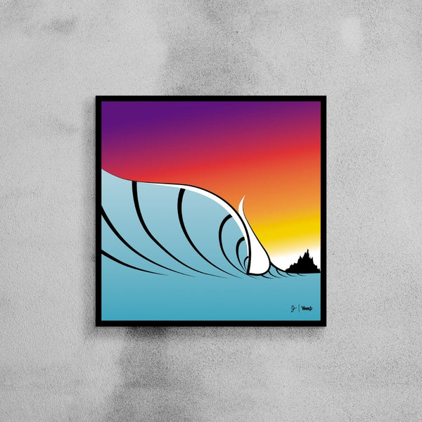 Quadro Surf Yeew "Aquarela"