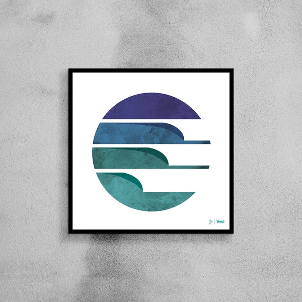 Quadro Surf Yeew "Foco Nas Linhas"