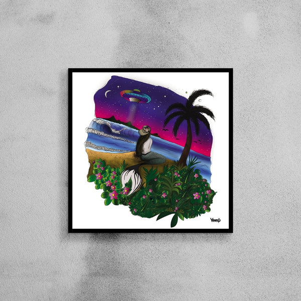 Quadro Surf Yeew "Mermaid Abduction"