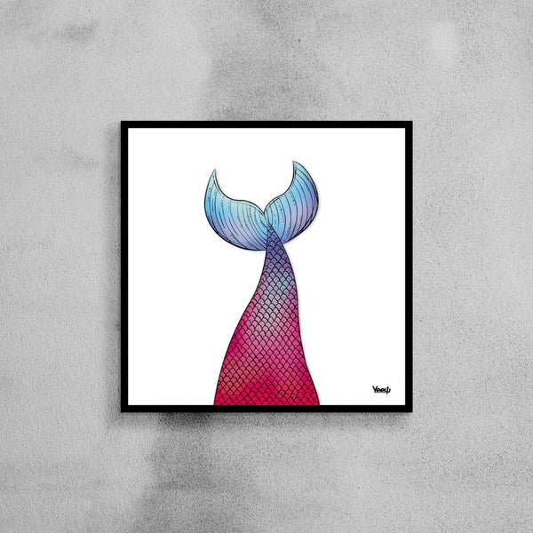 Quadro Surf Yeew "Mermaid Tail"