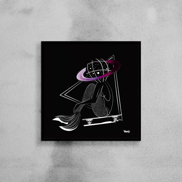 Quadro Surf Yeew "Mermaid Thoughts"