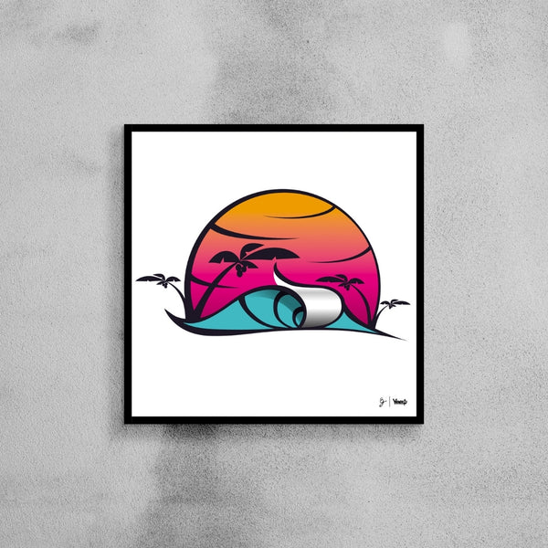 Quadro Surf Yeew "Paradise"