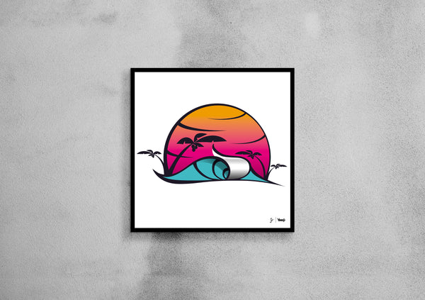 Quadro Surf Yeew "Paradise"