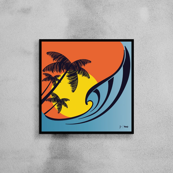 Quadro Surf Yeew "Fim de Tarde Perfeito"