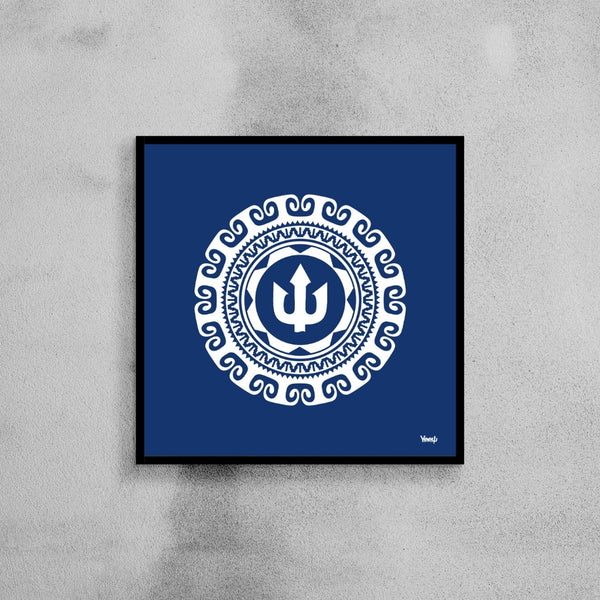 Quadro Surf Yeew "Tridente Mandala"