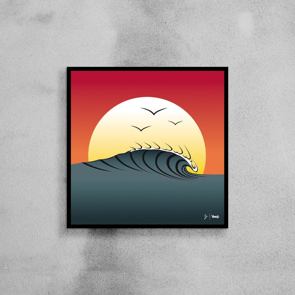 Quadro Surf Yeew "#TodosPelaNatureza"