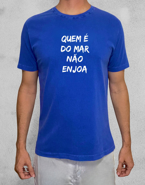 Camiseta Surf Yeew "Quem é do Mar Não Enjoa"