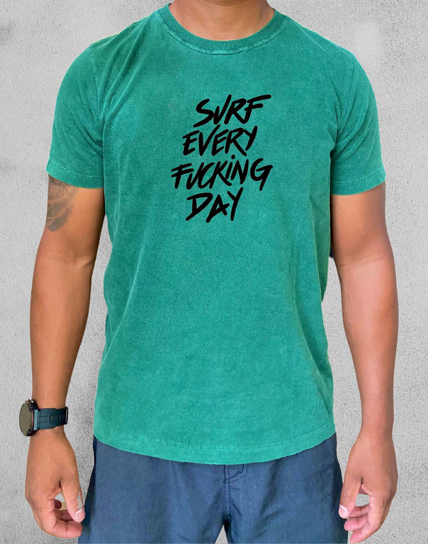 Camiseta Surf Yeew "Surf Every Fucking Day"